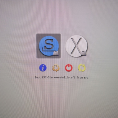slackware linux auf einem imac 21.5 zoll
