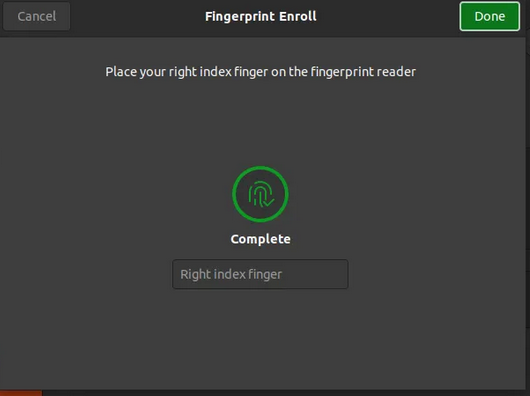 fingerabdruck für das login nutzen