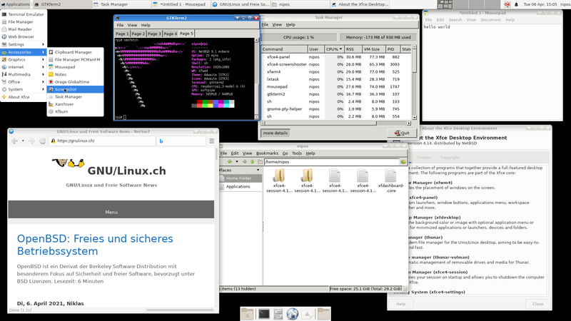 netbsd: läuft sogar auf toastern