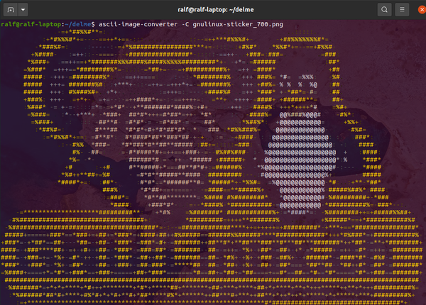 ascii art selbst gemacht