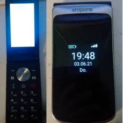 emporiatouchsmart: schickes klapphandy mit google-freiem android