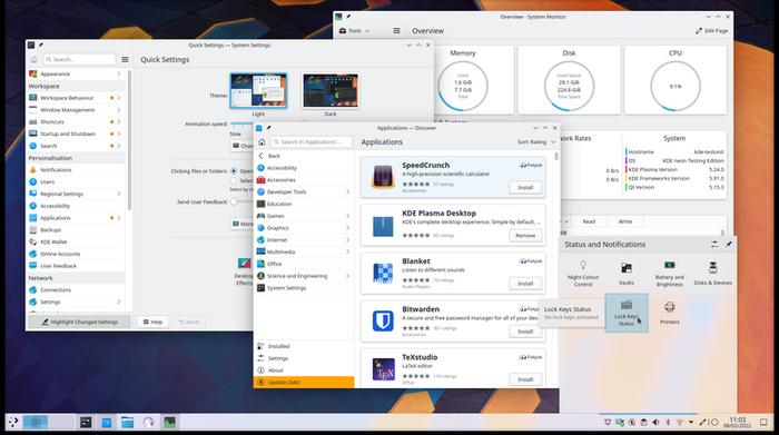 kde-plasma 5.24 - perfect harmony