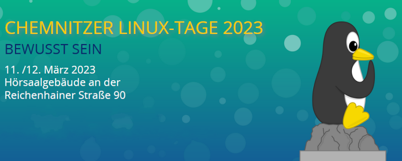 "bewusst sein" bei den chemnitzer linux-tagen 2023