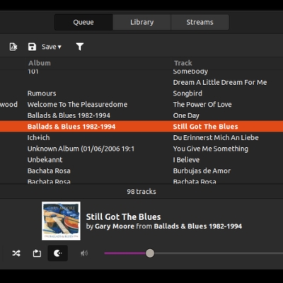 ymuse - der mpd-player für den desktop