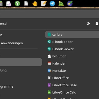 das arcmenu kann den gnome-desktop ergänzen