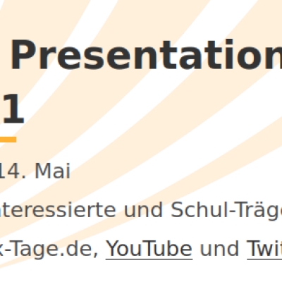 linux presentation day beim tux-tage-team
