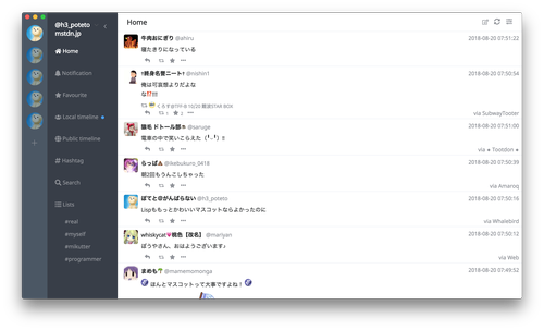 mastodon auf dem desktop