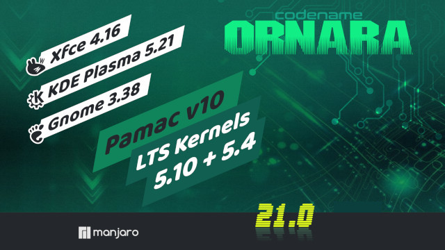 manjaro linux 21.0 erschienen