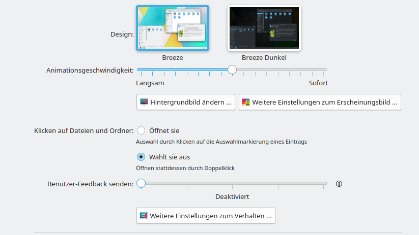 quick-tipp: kde plasma standardeinstellungen anpassen