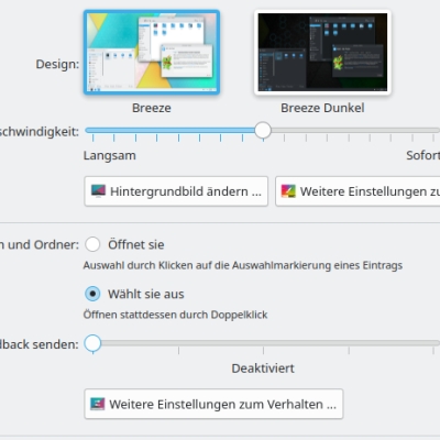 quick-tipp: kde plasma standardeinstellungen anpassen