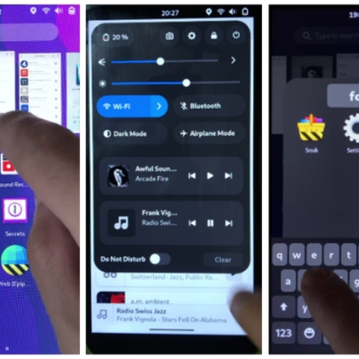 gnome shell auf mobilgeräten