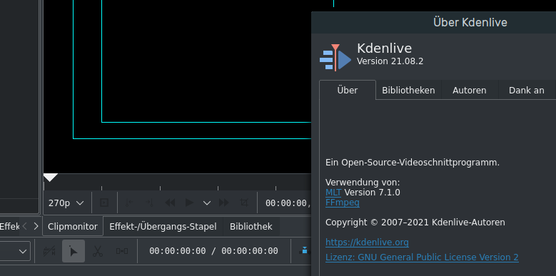 update von kdenlive behebt viele bugs