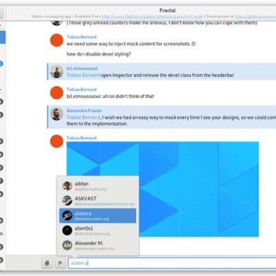 fractal - der matrix client für gnome erfindet sich neu