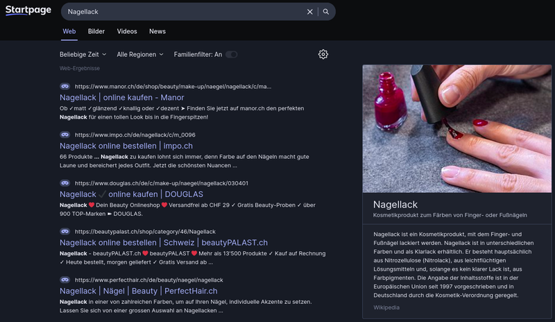 serie - suchmaschinen: startpage