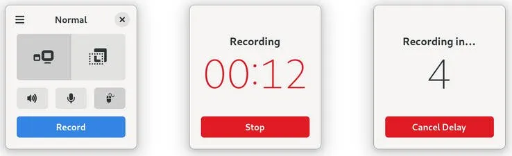 screenrecording mit kooha