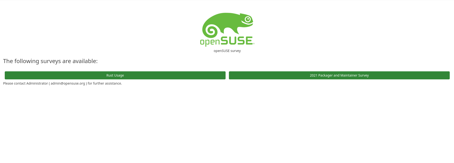 ergebnisse der opensuse paketbetreuer umfrage