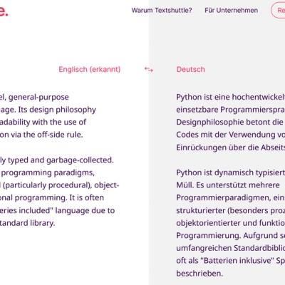 python sammelt müll