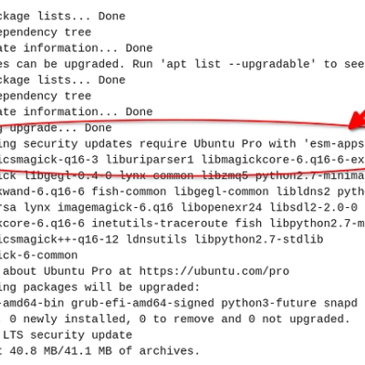 ubuntu pro esm-apps