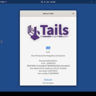 tails 4.16: linux 5.10 lts und neue tor software