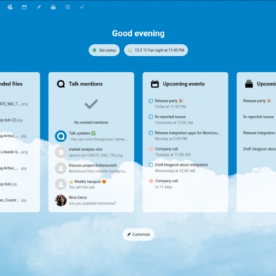 nextcloud 20 dashboard deaktivieren