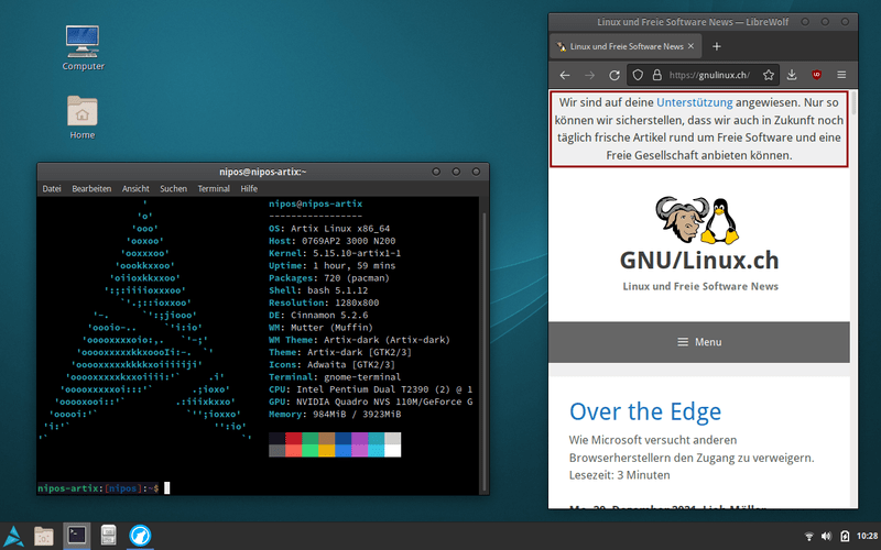 init freedom: artix linux
