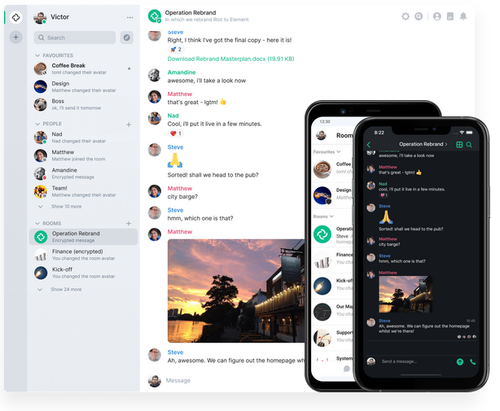 matrix/element.io - endlich eine freie alternative zu discord?