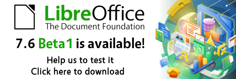 libreoffice 7.6 beta 1