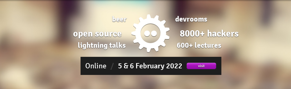 fosdem 2022 findet online statt