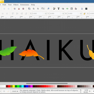gimp, inkscape und mehr jetzt auf haiku!