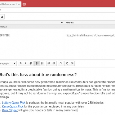 vivaldi erweitert notizfunktion