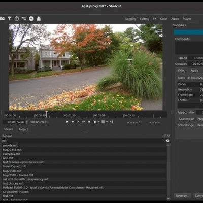 shotcut mit neuer version 20.09.13