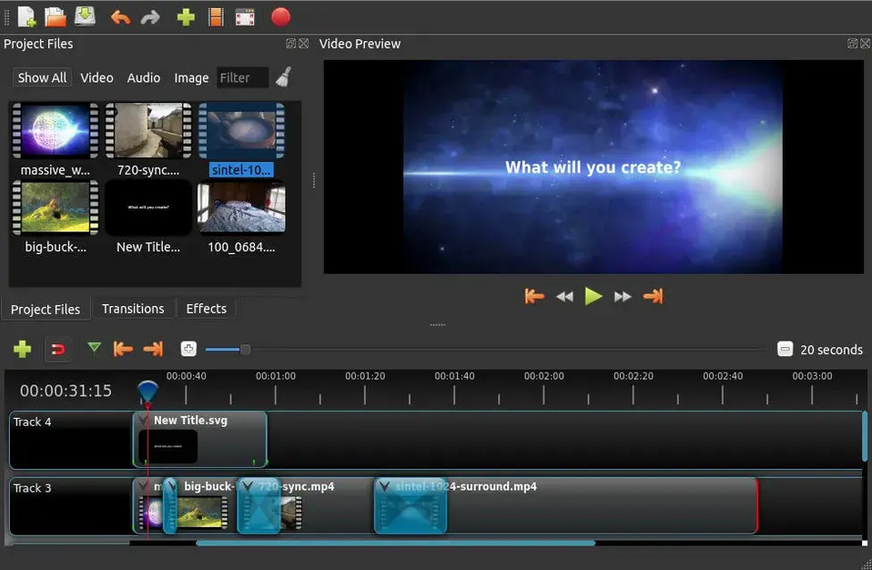 storytelling mit openshot - videoschnitt in 3-2-1