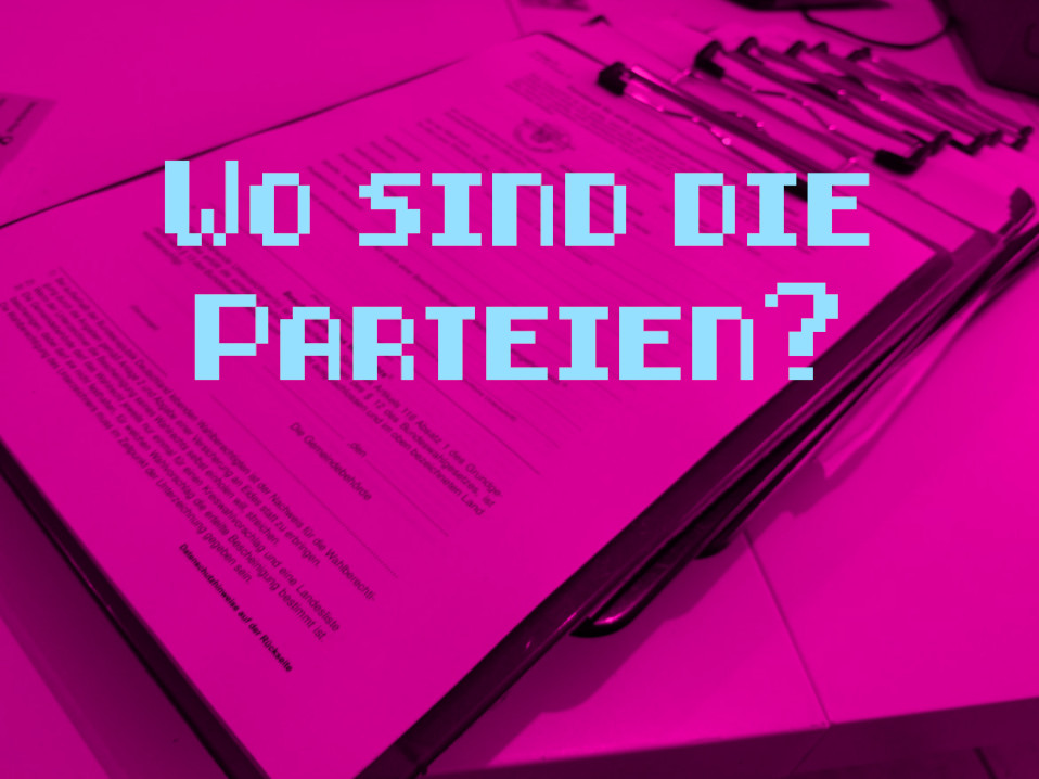 Ückück und das fediverse: wo sind die parteien?