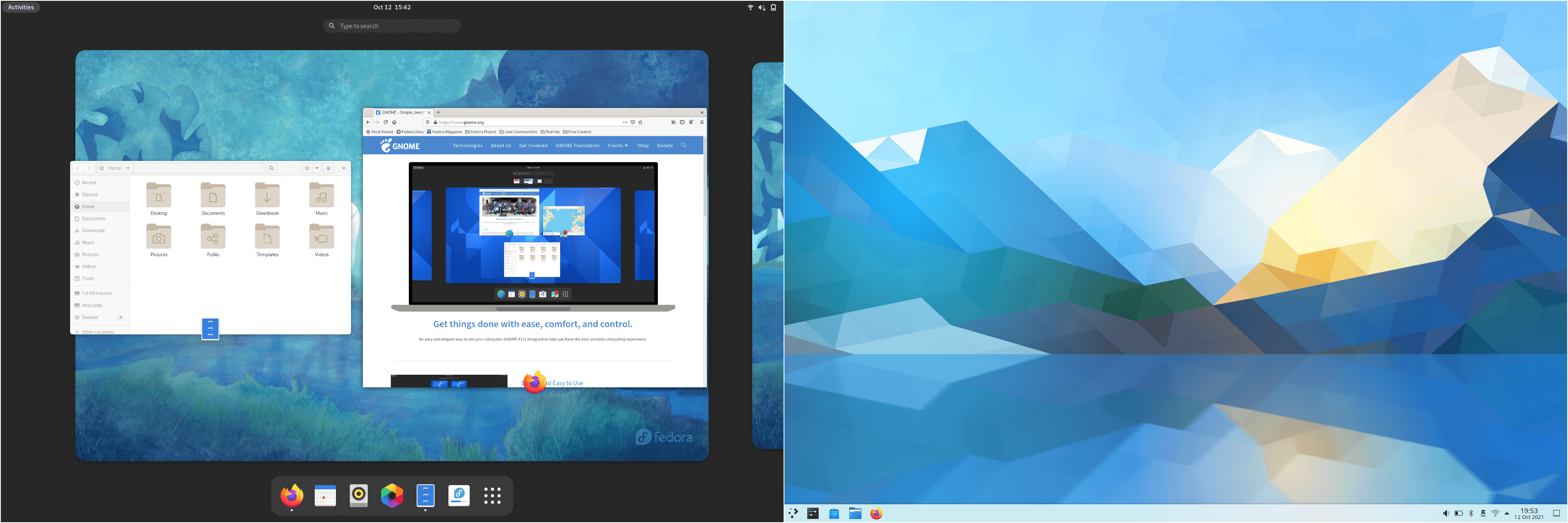 touchscreen: kde plasma vs gnome