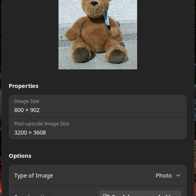 fotos verbessern mit upscaler