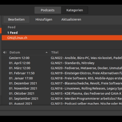 rhythmbox 3.4.5 verbessert podcast-fähigkeiten