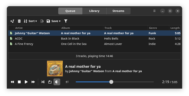 ymuse - der mpd-player wird immer besser