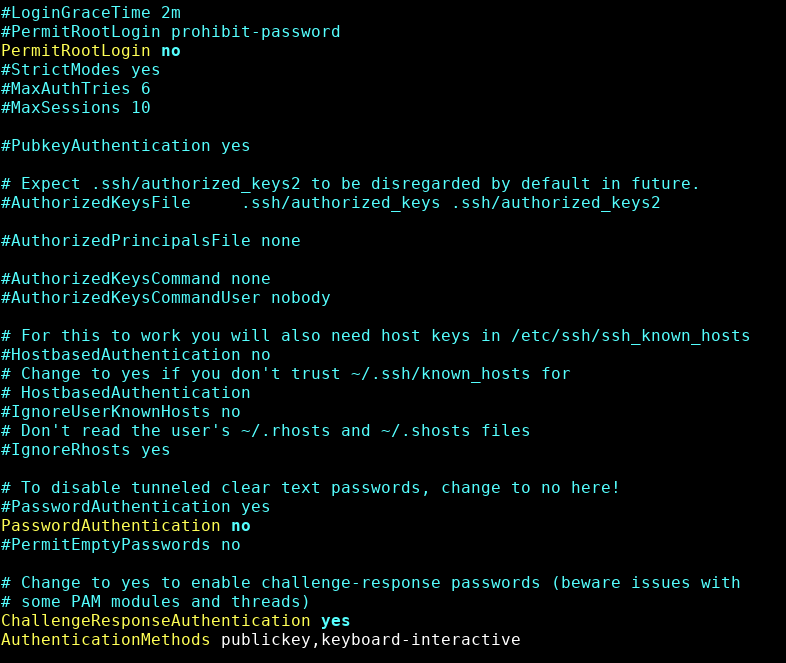 ssh login mit 2-faktor-authentifizierung