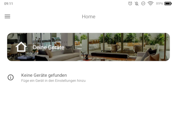 lichtsteuerung mit der home app unter android