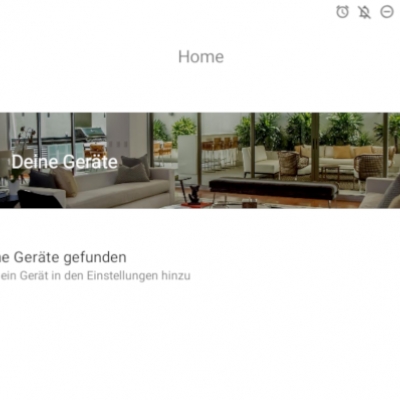 lichtsteuerung mit der home app unter android