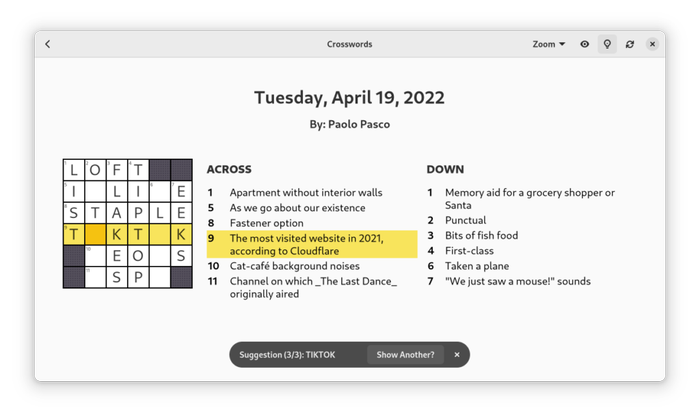 crosswords ist jetzt stabiler