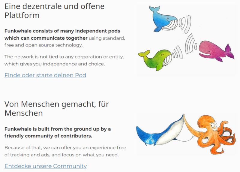 funkwhale - audiostreaming mit walen im fediverse