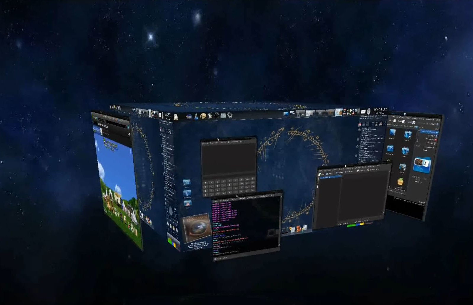 video: desktop effekte unter lxqt aktivieren