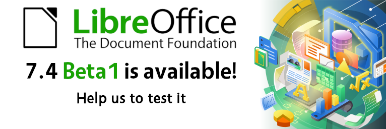 libreoffice 7.4 kann getestet werden