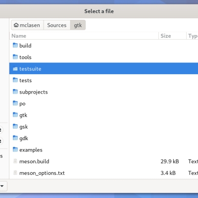 gnome file chooser bekommt gridview