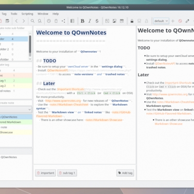 qownnotes auf version 20.10.11 aktualisiert