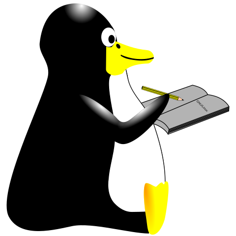 schreibe mit auf gnu/linux.ch