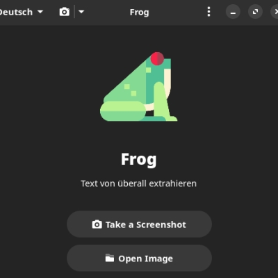 frog extrahiert text aus bildern