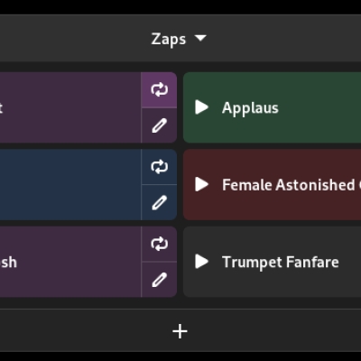 soundeffekte mit zap