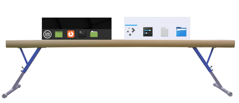 xfce4 docklike taskbar in mx linux